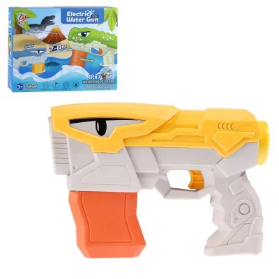 Водяной пистолет на батарейках, жёлтый, 23*7,5*17,5, батарейки 4шт АА в комплект не входят JB0211502