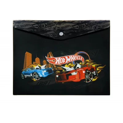 Папка-конверт на кнопке формат А5 Mattel Hot Weels 1384271