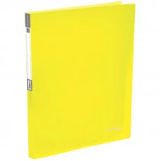 Папка на 2-х кольцах Berlingo "Neon", 25мм, 700мкм, неоновая желтая BERLINGO* 239872