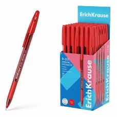 Ручка шариковая ErichKrause R-301 Stick&Grip Original 1.0, цвет чернил красный 60974