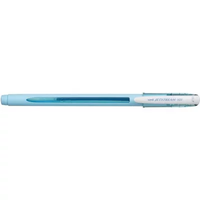 Ручка шариковая автоматическая ЮНИ Jetstream SXN-101-07FL(N)синий, корпус голубой, 0,7мм