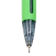 Ручка шариковая автоматическая Berlingo "SI-400 Color" синяя, 0,7мм, грип, корпус ассорти 242244