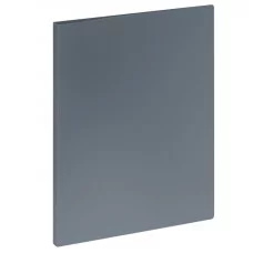 Папка с 40 вкладышами СТАММ А4, 21мм, 500мкм, пластик, серая 355637