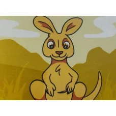 Картина по номерам на холсте 20х16 "Кенгуру"(д) КН2015161