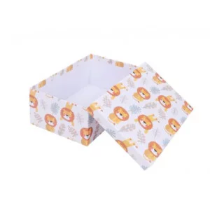 Коробка прямоугольная подарочная Львята 31X23X13.5 см РазборКОР-7812