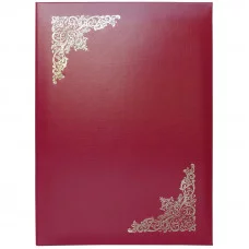 Папка адресная "Виньетка" OfficeSpace, 220*310, бумвинил, индивидуальная упаковка Спейс 160237