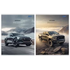 Тетрадь КЛЕТКА 48 л. ПРИРОДА И АВТО (48-3900) цвет. мелов. обл. 48-3900