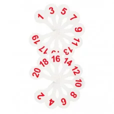 Касса веер цифры от 1 до 20 СТАММ ВК05 кас104