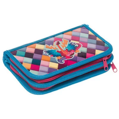 Пенал 2 отделения с вкладышем 190*120 ламин "Веселые музыканты" ПЧЕЛКА ПО-05 065512