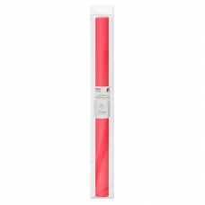 Бумага крепированная ТРИ СОВЫ, 50*250см, 32г/м2, коралловая, в рулоне, пакет с европодвесом 334857