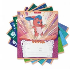 Тетрадь школьная ученическая ErichKrause Волшебный друг 12 листов линейка 58234