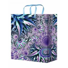Optima Пакет подарочный с глянц.ламинацией 22x31x10 см (МL) Фантастический узор, 128 г ПКП-4266