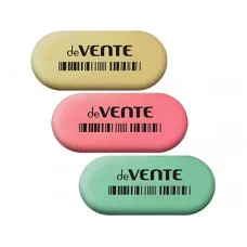 Ластик "Ellipse" синтетический каучук, овальный цветной, 45x19x10 мм, dust-free 4070904