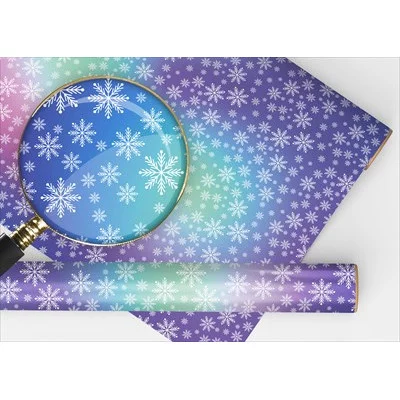 Упаковочная бумага "Сияние снежинок" 15.25.02505