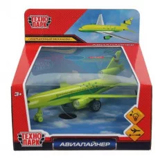 Модель металл свет-звук АВИАЛАЙНЕР 19,5см Технопарк 401193