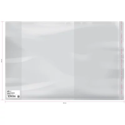 Обложка 250*380 для учебников, универсальная с липким слоем, ArtSpace, ПП 70мкм, ШК 244343
