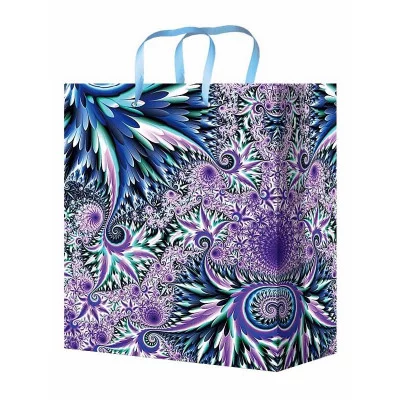 Optima Пакет подарочный с глянц.ламинацией 22x31x10 см (МL) Фантастический узор, 128 г ПКП-4266