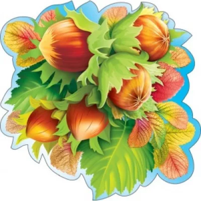 Украшение на скотче "Орехи" А5 Мир поздравлений 79145