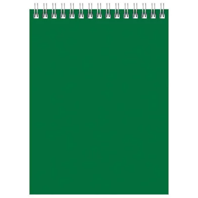 Блокнот А5 60л. на гребне BG Для конференций зеленый 325173