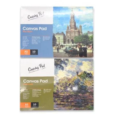 Скетчбук А5 10л. DL-315 Для акрила и масляных красок, склейка, текстура холст, хлопок, 148x210мм, 280гр/м, ассорти 334176