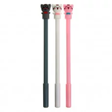 Ручка гелевая-прикол МИКС Кошка 7559450