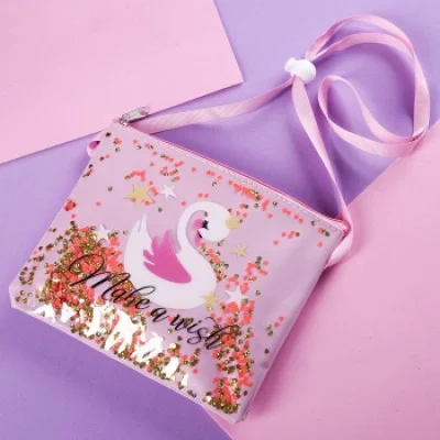 Детская сумочка "Make a wish" с блестками 4012663