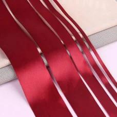 Лента атласная 1 см*25±1ярд №156 бордовый АУ 5091292