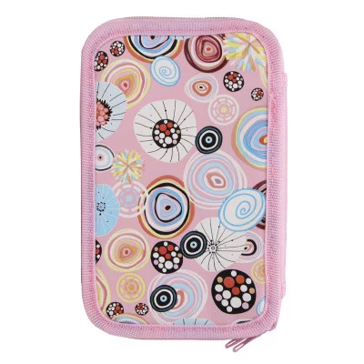 Пенал 3-секц. КАРАМЕЛЬ РОЗОВАЯ-3 (ПН-0727) 190х115, гладь ПН-0727