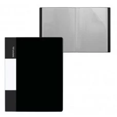 Папка с 100 вкладышами, А4, 50мм, 650 мкм, Alingar, пластик, матовые цвета ассорти AL6689