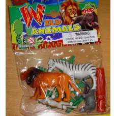 Набор животных (4шт) с аксессуарами в пакете HB2643B