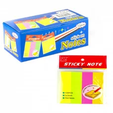 Закладки для записей Alingar, с липким слоем, неон, 76 мм * 76 мм 4 цвета 20 мм AL6574