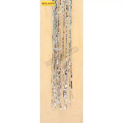 Новогоднее украшение дождик серебряный "Мерцающие огни" НУ-6495