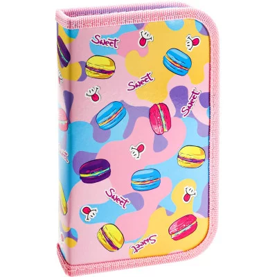 ТМ "Profit" Пенал 1-секц, большой ЯРКИЕ ПИРОЖНЫЕ - 1 (ПН-7675) 190х115, ламинированный картон