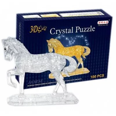 Кристальный 3D-Пазл "Лошадка" 100дет.в кор.