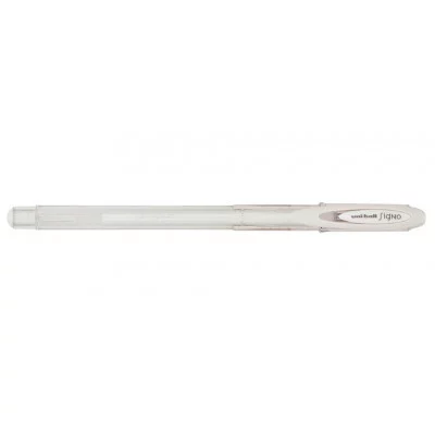 Гелевая ручка ЮНИ UM-120AC, 0,7мм,белый