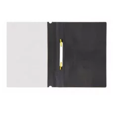 Папка-скоросшиватель пластиковая Alingar, A4, черный, 160 мкм, пакет европодвес AL13164