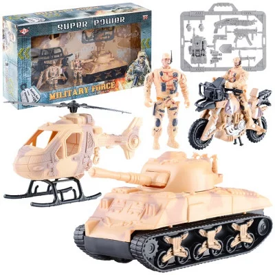 Набор военной техники с солдатиками, в коробке (10702070/210121/0015002, Китай) 81-18D