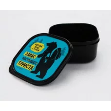 Ланч-бокс квадратный "Запас настоящего туриста" 400 мл 9240311