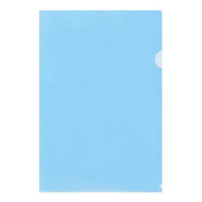 Папка-уголок A4, пластиковая, 150 мкм, синяя, inFORMAT 040543