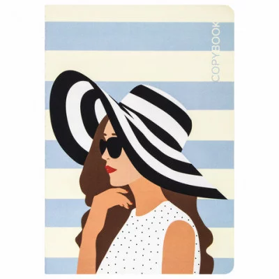 Тетрадь 40 л. в точку обложка SoftTouch, бежевая бумага 70 г/м2, сшивка, А5 147х210 мм БЛАЖЕНСТВО, BRAUBERG, 403800