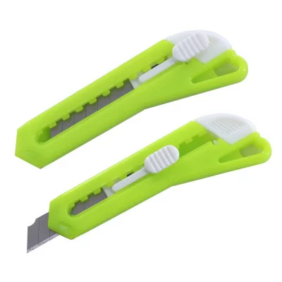 Нож канцелярский Alingar, 9 мм цветной пластик. корпус, ассорти неон AL11222