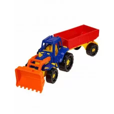 Трактор "Иван" Бульдозер с бортовым прицепом Классический И-2394