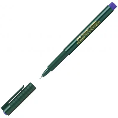 Ручка капиллярная Faber-Castell "Finepen 1511" синяя, 0,4мм Faber-Castell 073886
