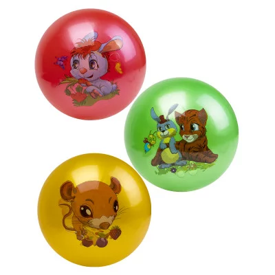 Мяч детский (25 см, 70гр) mix (цвет микс)   AN01746