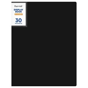 Папка 30 файлов 500мкм чёрная DV-16160BK
