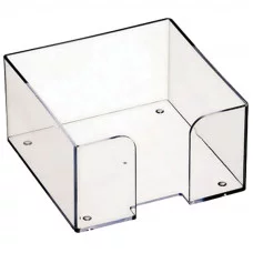Бокс для бумажного блока Стамм, 9*9*5, прозрачный Стамм 098064