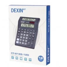 Калькулятор Alingar 12 разрядов, 150*205*30 мм, черный, "CT-8122-120", два дисплея AL6345