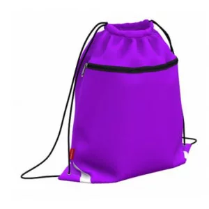 Мешок для обуви ErichKrause с карманом на молнии 500x410мм Neon® Violet 49124