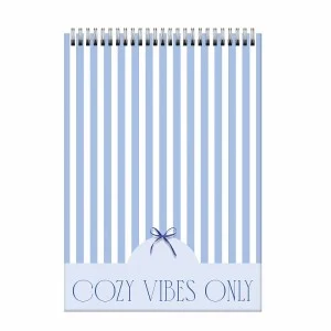Блокнот А5 60л Гребень мелованный картон белый офсет 60 г/м2 Клетка Cozy Vibes 2 БСК560443