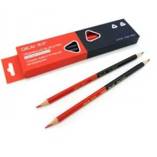 Карандаш двухцветный CZ-137 "Синий/Красный" трехгранный, деревянный, заточенный №2203 326920